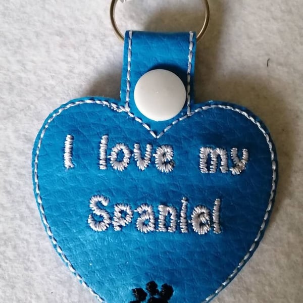 442. I love my Spaniel keyring.