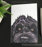 Black Cockapoo Card. Birthday, Personalised or blank Cockerpoo dog card. - Image 2