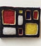 Felt brooch, Mondrian style - Image 4