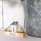 Handmade Tiny Country Cottage Home Decor 'Home'