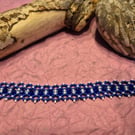 Pretty lace style beaded bracelet