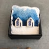 Ceramic House  Earrings