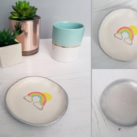 SECOND RELEASE Handmade clay ring dish (trinket bowl), handmade, customised