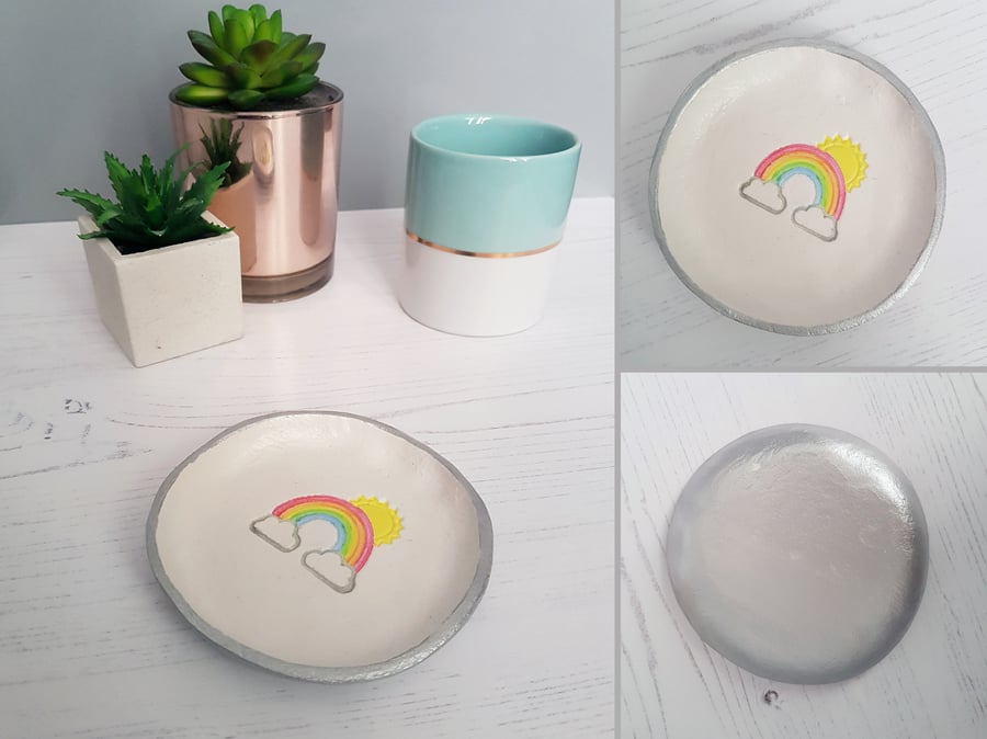 SECOND RELEASE Handmade clay ring dish (trinket bowl), handmade, customised