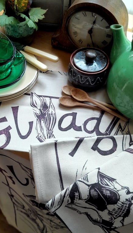 'Glad all Over' Tea Towel