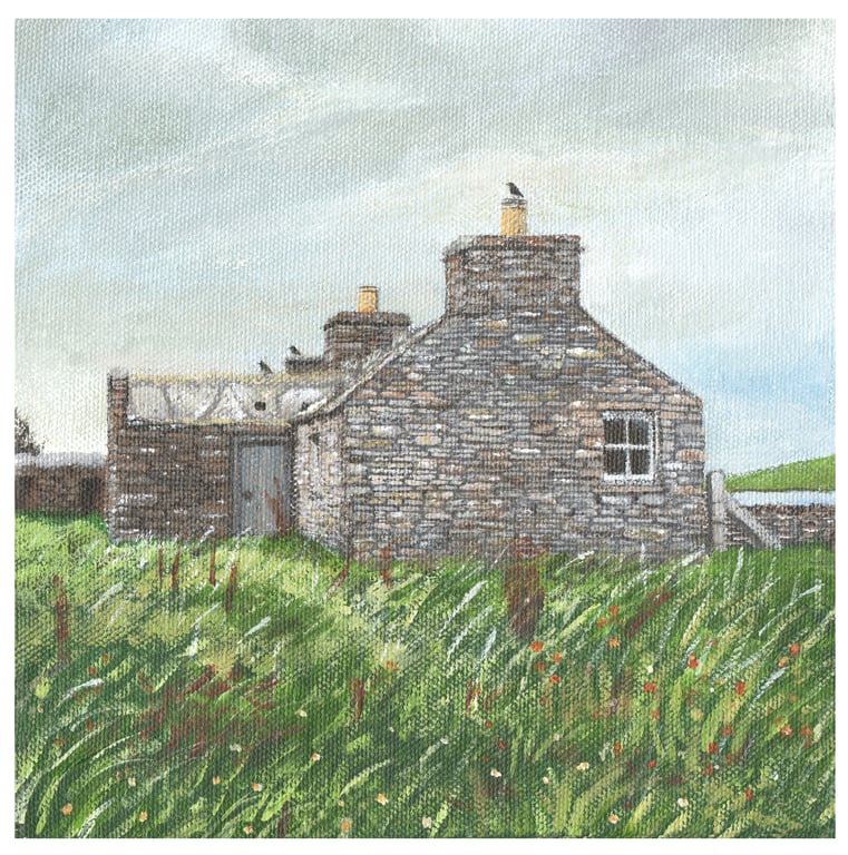 Orkney Cottage Print