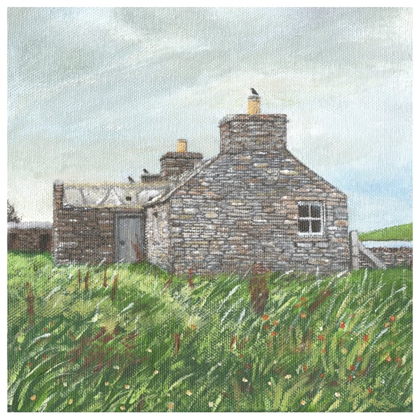 Orkney Cottage Print