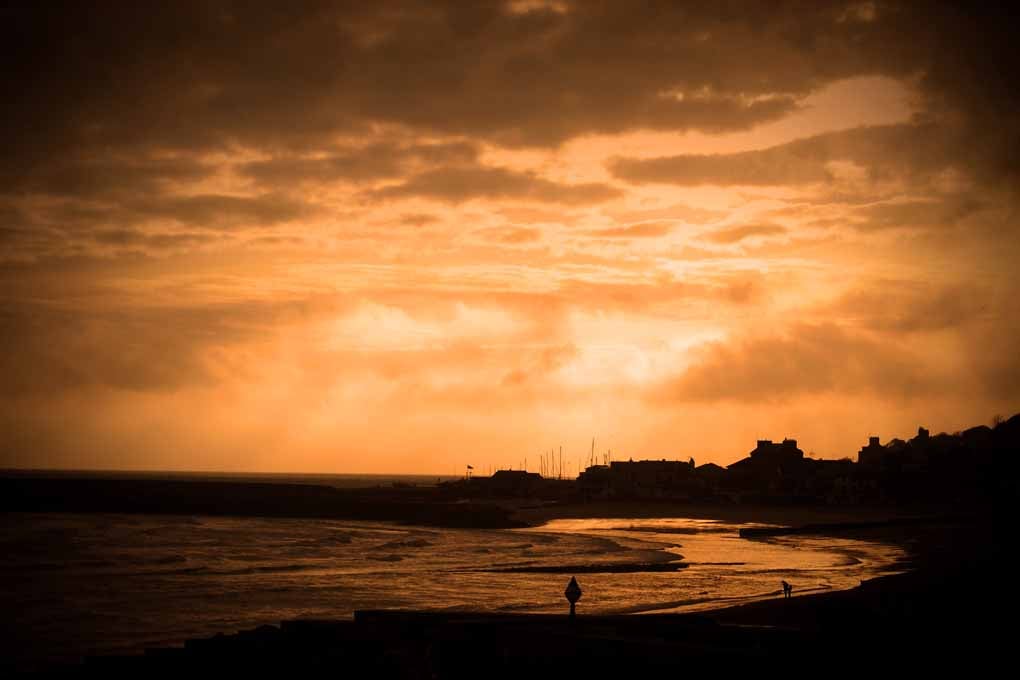 Lyme Regis Beach Jurassic Coast Dorset England Photograph Print