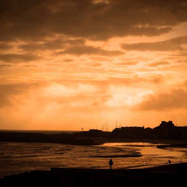 Lyme Regis Beach Jurassic Coast Dorset England Photograph Print