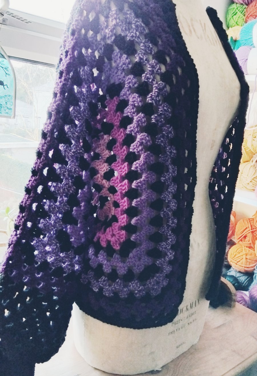 Purple Rain(bow) Cardigan