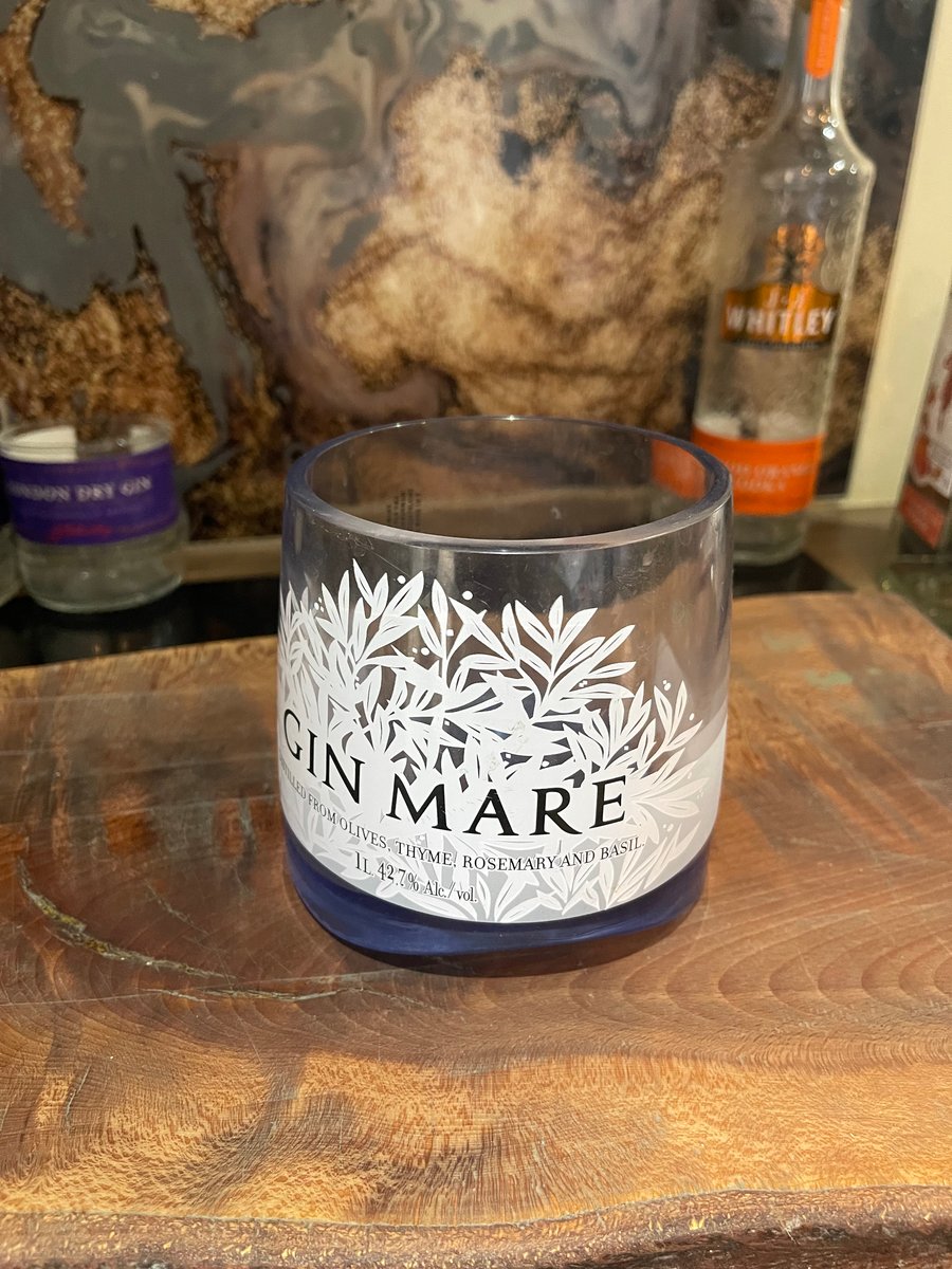 Gin Mare handmade glass