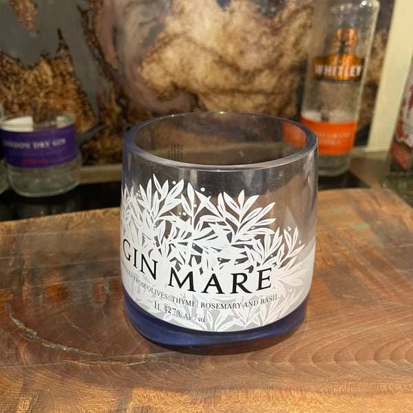 Gin Mare handmade glass