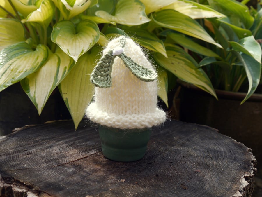 Christmas Mistletoe Egg Cosy