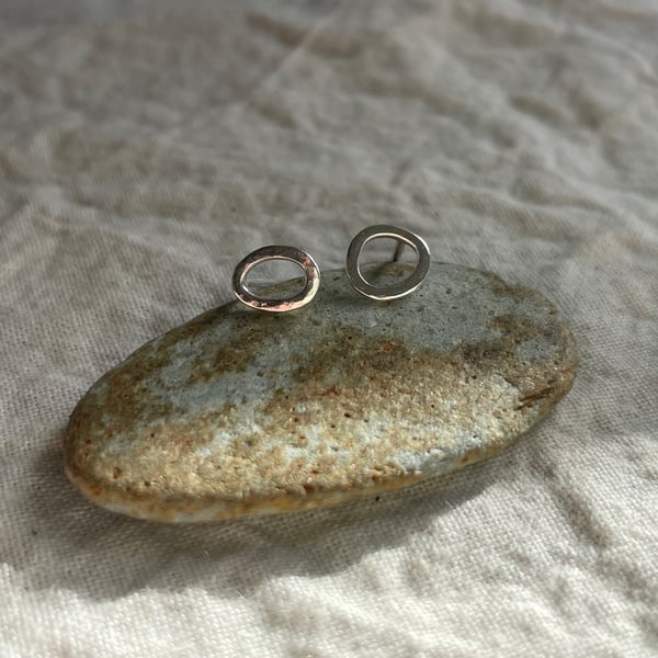 Seed Studs - Recycled Sterling Silver