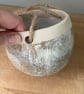 Handmade ceramic indoor hanging plant pot - Image 4