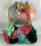 Peacocks large shoulder bag, Birds kiss clasp bag, 2 options, Handmade - Image 7
