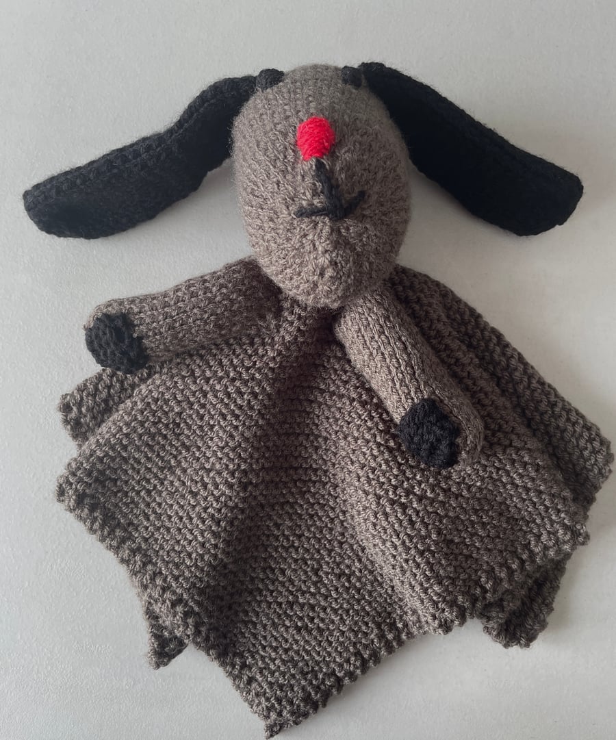 Hand Knitted Sweep Comforter Blanket