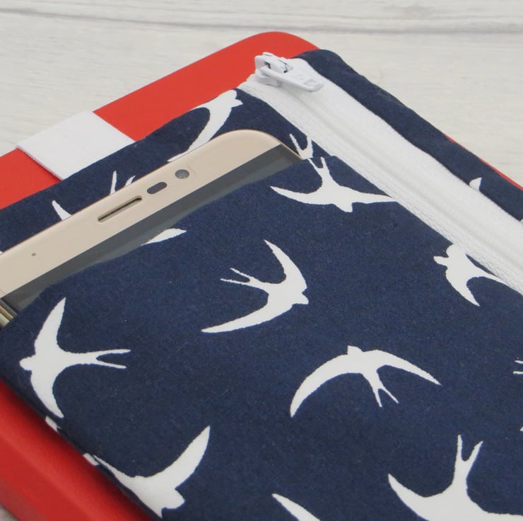 Zipped pouch with elastic band for bullet journ... Folksy