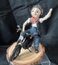 Needle felted biker - Image 3