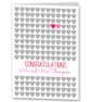 Modern Wedding Card, Personalised Wedding Congratulations - Image 2