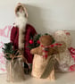 Primitive Santa with rustic sack - Image 3