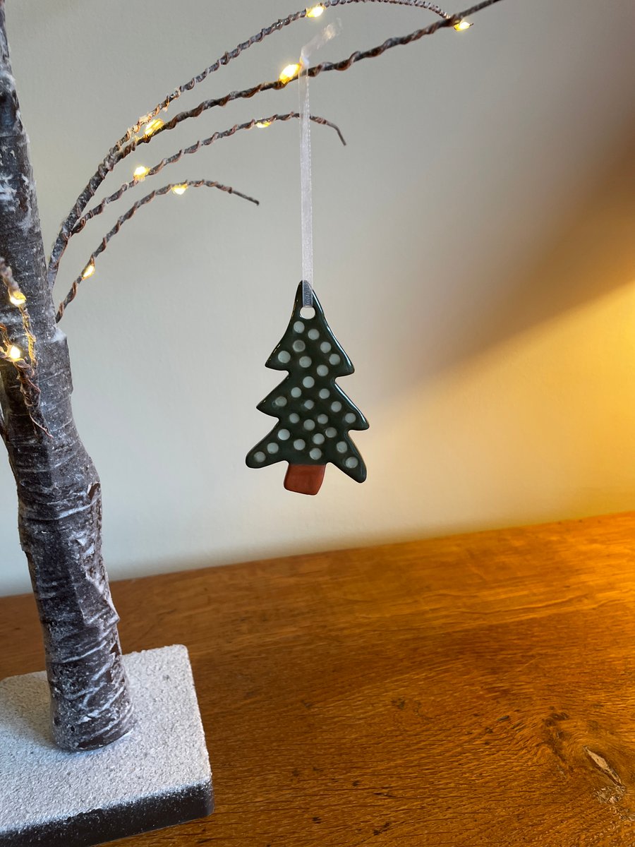 Porcelain Christmas Tree Keepsake