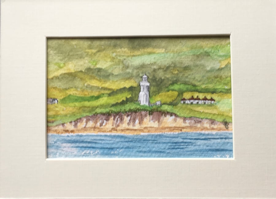 Island lighthouse original painting 