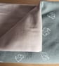 Beautiful handcrafted baby blanket featuring baby elephants - Image 2
