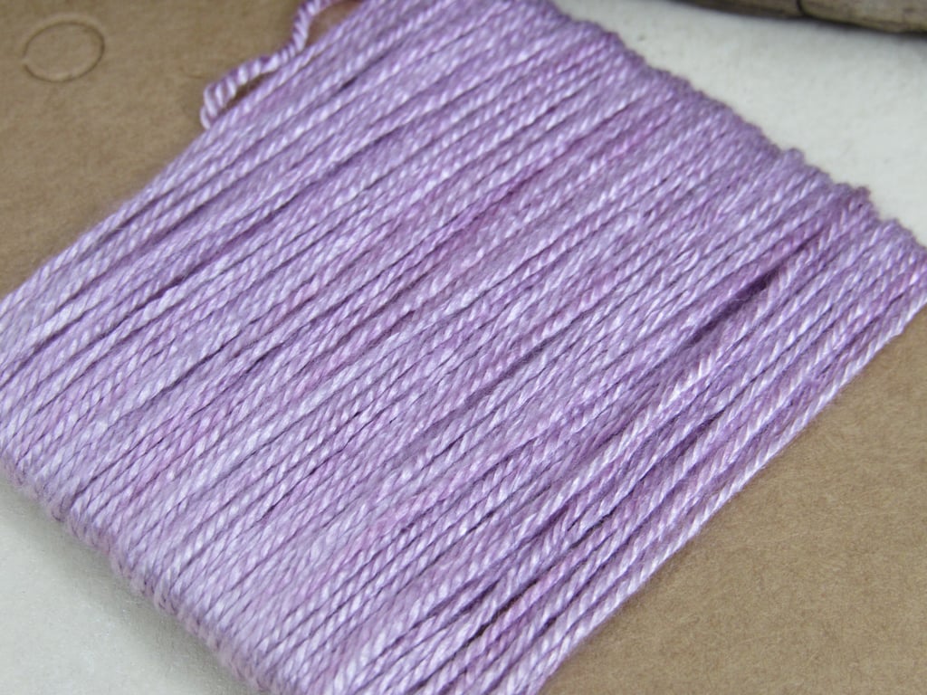 15m Naturally Dyed Alkanet Pink Fine Cotton Perle Embroidery Thread