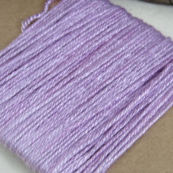15m Naturally Dyed Alkanet Pink Fine Cotton Perle Embroidery Thread