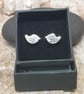 Sterling Silver 925 Birds Stud Earrings - Image 3