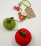 Crochet Apple  Hanging Decoration  - Image 1