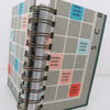 Handmade Notebook - small Scrabble notebook