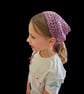 crochet bandana girl 3-6 years