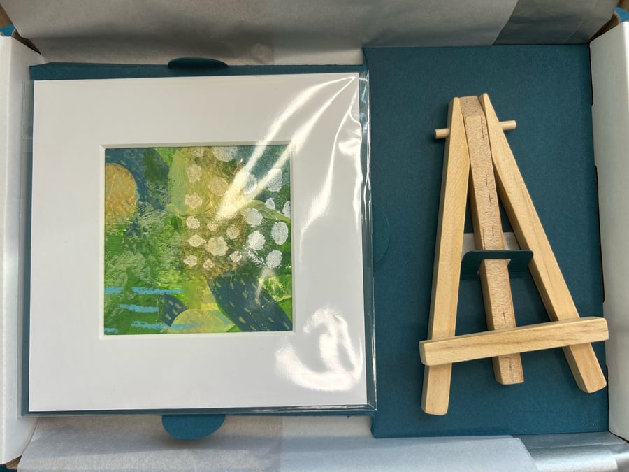 Mini Original Abstract Art Gift Box – Letterbox Friendly Art Gift