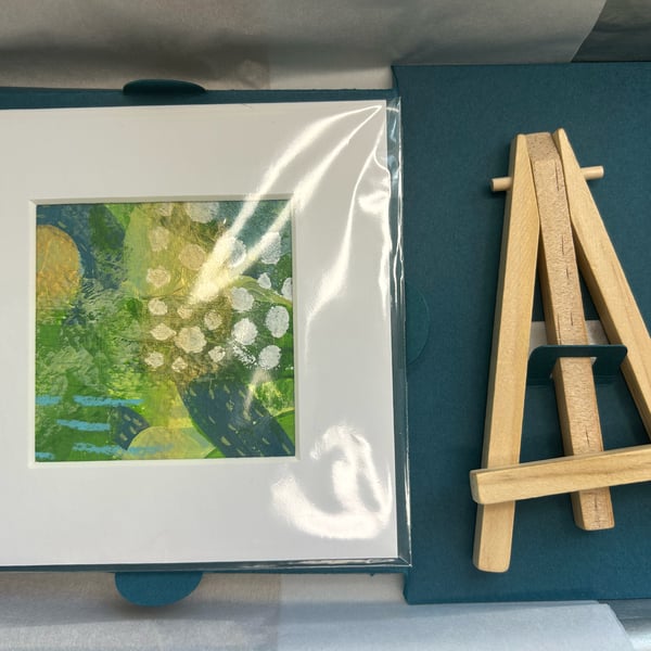 Mini Original Abstract Art Gift Box – Letterbox Friendly Art Gift