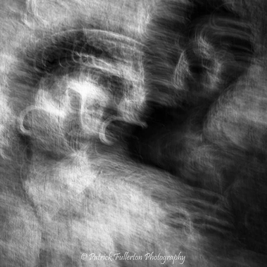ICM photo of ancient wall art in Pompeii 8x8" fine art archival print