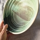 Teal Hand-Thrown StonewareBowl 59