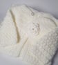 Handmade Cardigan and Hat Heirloom Gift Set, Choice of Colours  - Image 1