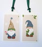Set of 4 Christmas gnomes gift tags - Image 3