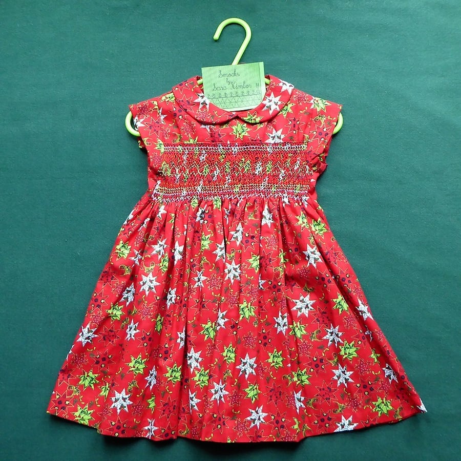 Smocked Dress size 18 months