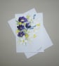 hand painted original art greetings card ( ref FA 490 J3 ) - Image 1