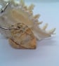 Caramel Coloured Jasper Heart Key Ring, End of Term Gift, Teacher Gift, Key Ring - Image 3