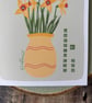 March Birth Flower Card, Daffodil, Birthday Card, Floral Greeting Cards, Botanic - Image 4