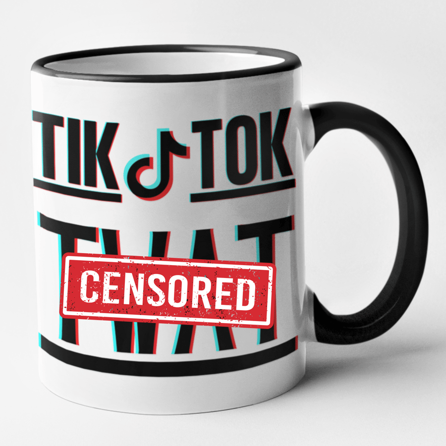 Tik Tok Tw.t Mug Rude Offensive Birthday Christ... - Folksy