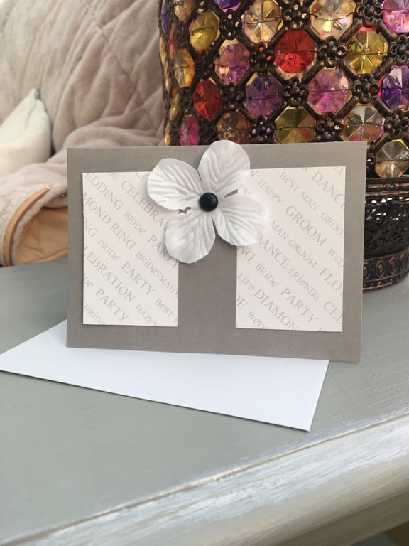 Classic Wedding gift card holder