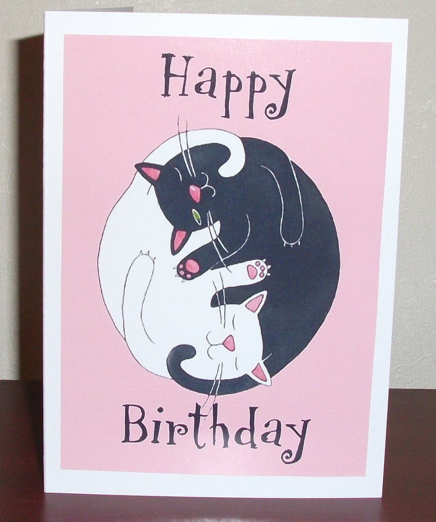 cat birthday card, cat birthday card, cat birthday card