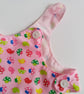 Pink summer dress, 12-18 months, A Line dress, birds, toadstools,  - Image 2