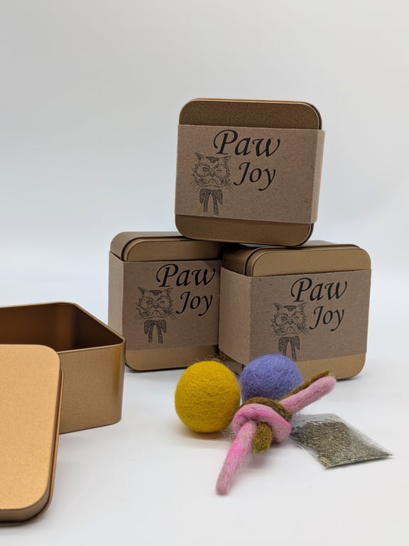 Wool Catnip infused Cat toy collection