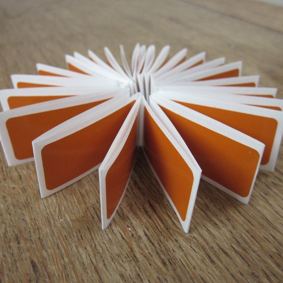 50 Small Copper Brown Stickers